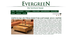 Desktop Screenshot of evergreen.sk