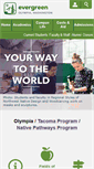 Mobile Screenshot of evergreen.edu