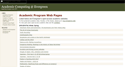 Desktop Screenshot of academic.evergreen.edu