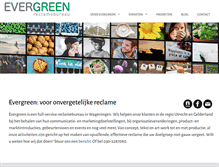 Tablet Screenshot of evergreen.nl